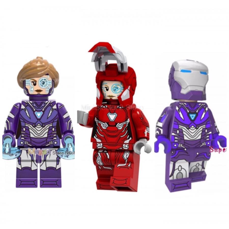 ペッパーポッツ 3体セット ミニフィグ レゴ互換 アメコミ ペッパーポッツ 3体セット ミニフィグ レゴ互換 アメコミ