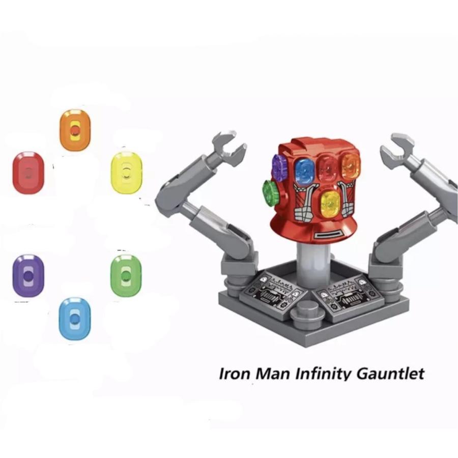 アイアンガントレット ストーン 6色付 赤メタルカラー フィギュア レゴ互換 アベンジャーズ エンドゲーム マーベル Kirattofiguresuperheroirongantlet きらっとフィギュア 通販 Yahoo ショッピング