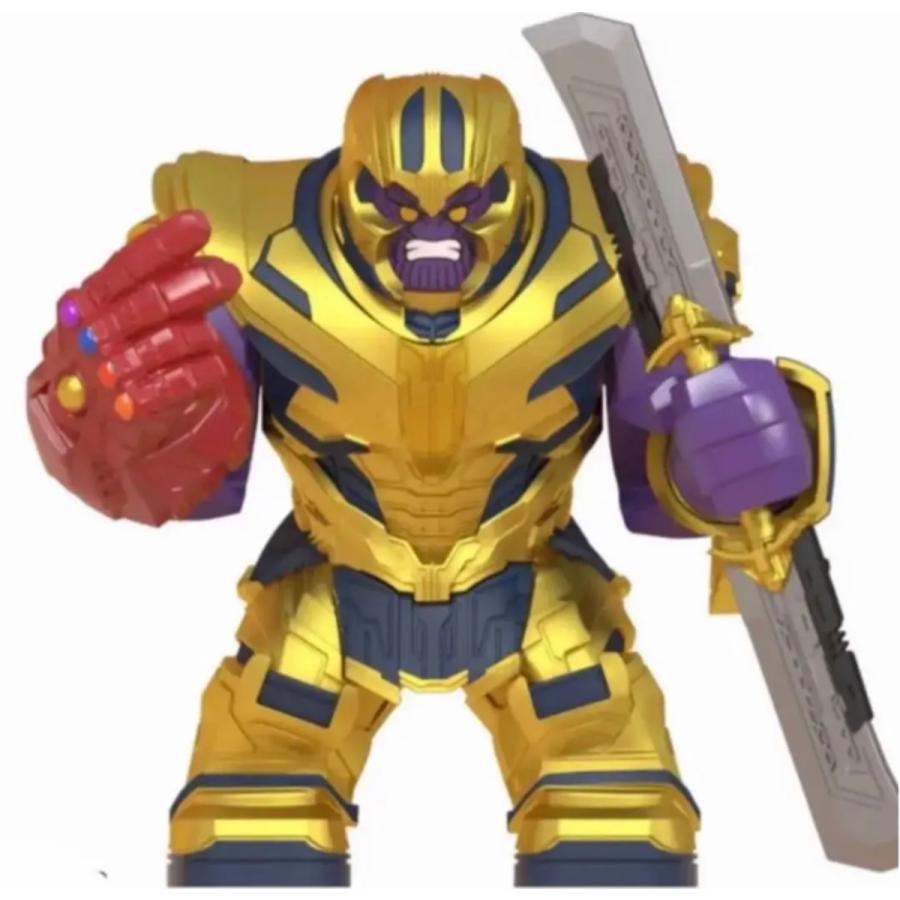 豪華なサノス 左手が赤いガントレット デュアルエッジソード 付属 大きなフィギュア 約7cm レゴ互換 アベンジャーズ アメコミ マーベル Kirattofigurethanosredgantletbig きらっとフィギュア 通販 Yahoo ショッピング