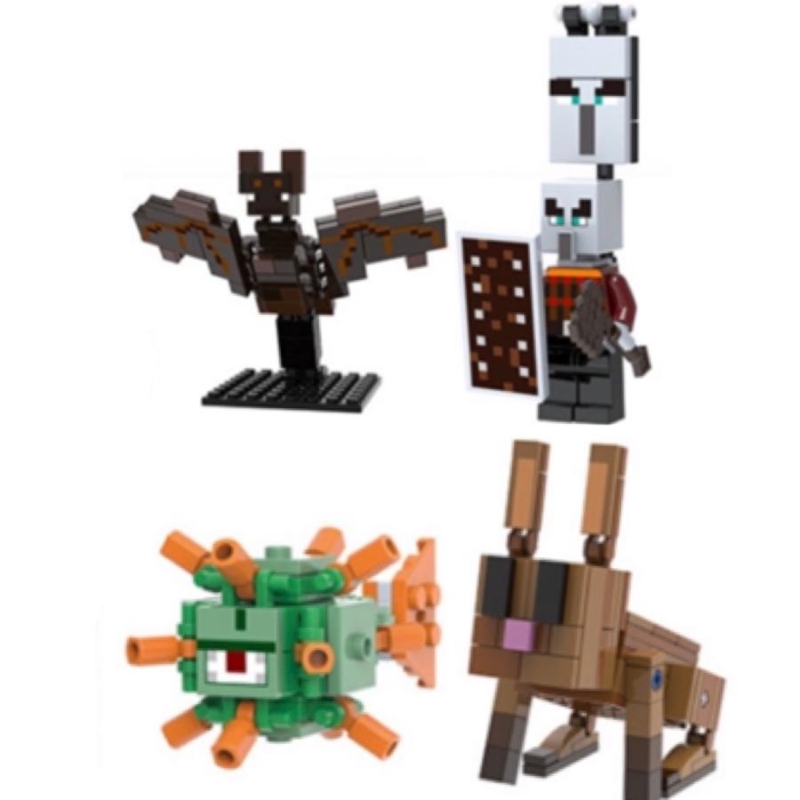 マインクラフト ピリジャー スライム 他 ミニフィグ 8体セット レゴ互換 マイクラ Kirattominepiriger8 きらっとフィギュア 通販 Yahoo ショッピング