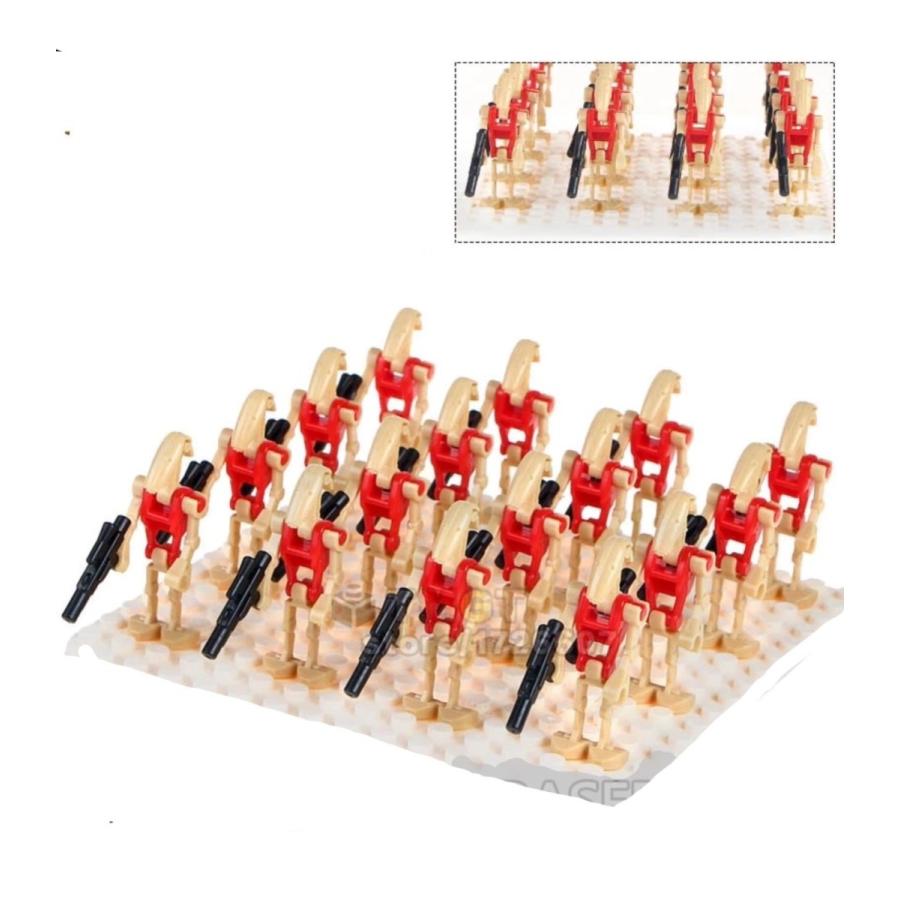 バトルドロイド 赤 ミニフィグ 20体セット レゴ互換 スター