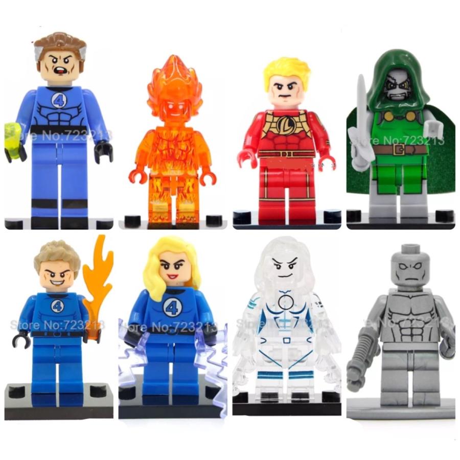 ファンタスティックフォー ミニフィグ 8体セット レゴ互換 Pepnfujxuq きらっとフィギュア 通販 Yahoo ショッピング