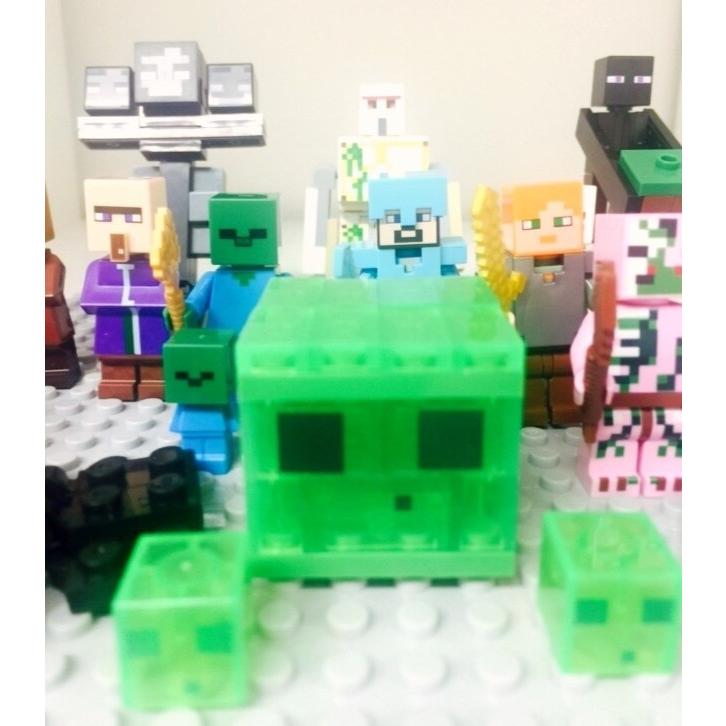 マインクラフト スライム ベビーゾンビ ウィザー 他 合計２０体 １９体と荷物１個 レゴ互換 Pinvhe3mai きらっとフィギュア 通販 Yahoo ショッピング