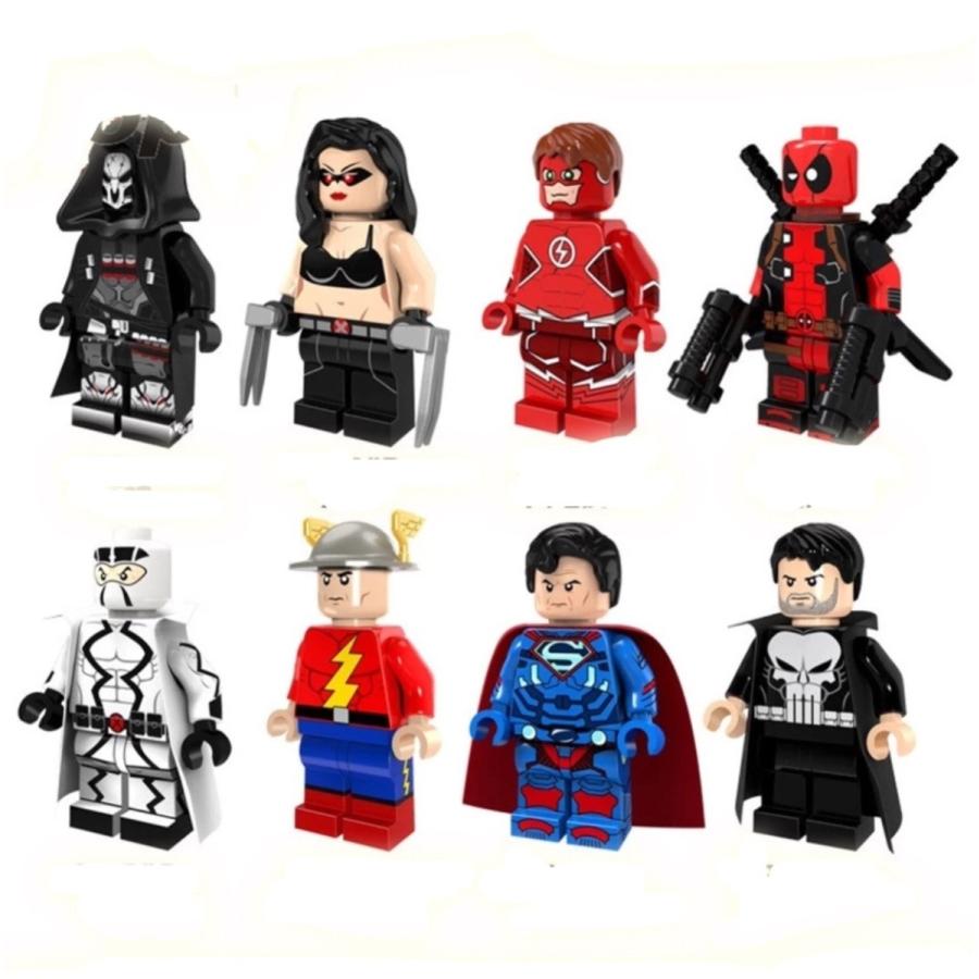 DC MARVEL フィギュア 8体 SET ハーレイ ジョーカー デッドプール DC MARVEL フィギュア 8体 SET ハーレイ ジョーカー デッドプール