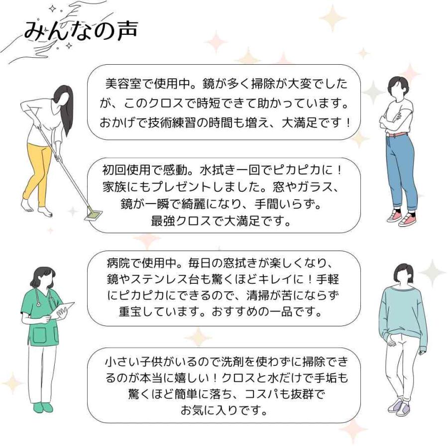 マイクロファイバークロス ガラス スマホ 窓拭き 業務用 鏡 洗車タオル