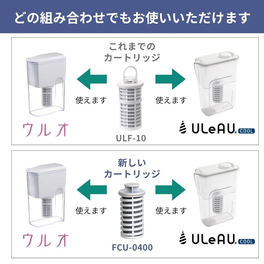 値下げ★【正規品】ウルオ/フィルターカートリッジ/ULF-10 ２個セット ULeAU（ウルオ） ウルオクール カートリッジ イーテック Etec ULeAU