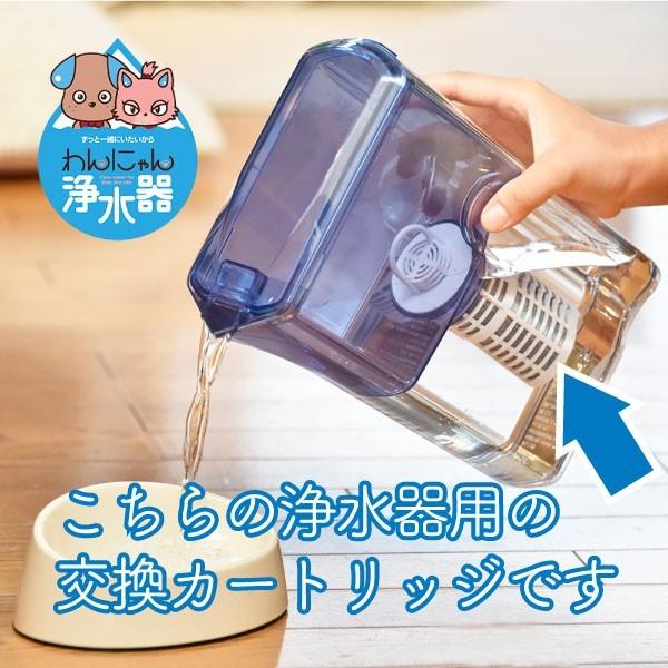 ULeAU わんにゃん浄水器 カートリッジ 1個 イーテック Etec NWF
