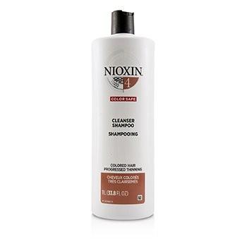 ナイオキシン ダーマ ピュリファイング システム 4 クレンザーシャンプー (Colored Hair、 Progressed Thinning、 Color Safe) 1000ml