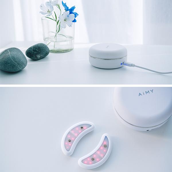 AIMY 目元用　美顔器 AiMY（エイミー） ビューティーアイ EMS目元美顔器 小型サイズ 便利品