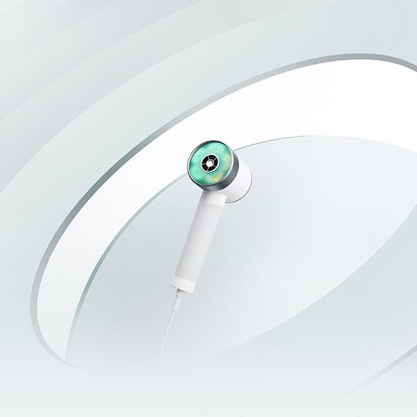 Zuvi Halo 光ヘアケアドライヤー 静音設計 HS100 ホワイト Amazon | 【Zuvi公式】Zuvi Halo 光ヘアケアドライヤー（有線