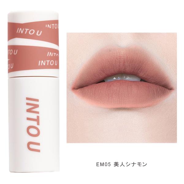 リップ　M10/9 Amazon | INTO U スーパーマットリップ&チークマッド 新感覚 泥