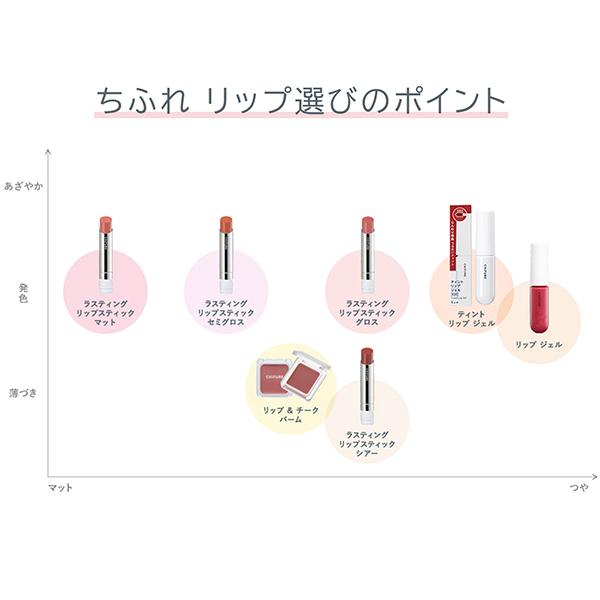 ちふれ（CHIFURE） ラスティング リップスティック シアー ナチュラル