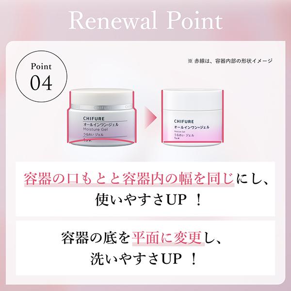 ちふれ（CHIFURE） うるおい ジェル N 本体&詰替3個 オールインワン