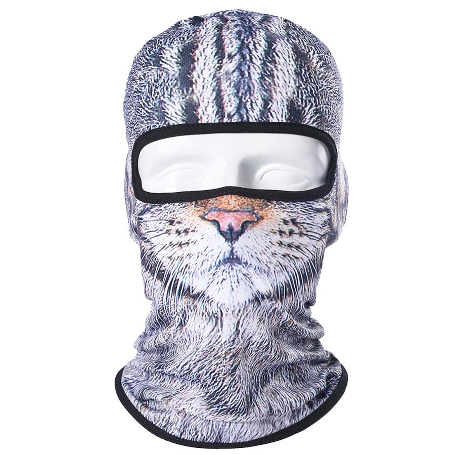 猫3Dプリント フェイスマスク 目出し帽 バラクラバ 仮装 防寒 ネックウォーマー 男女兼用｜kirei-net｜09