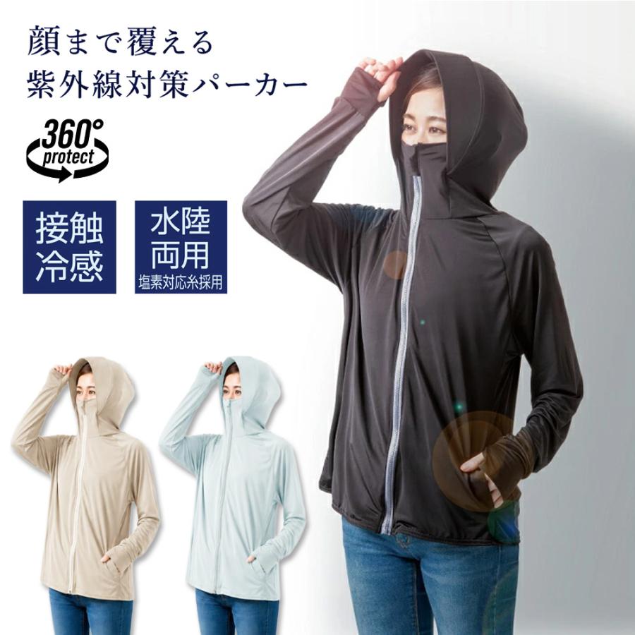 レディーパーカー！ダイエットサプリ UVプロテクト パーカー シャイン 