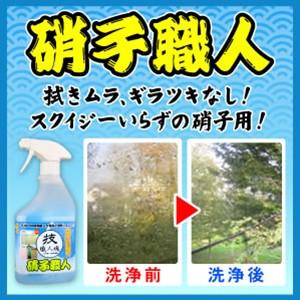 技職人魂 硝子職人 スプレーボトル 500ml 即納 窓拭き 鏡 メガネクリーナーにも使える スクイジー要らず プロのガラスクリーナー 硝子用洗剤 f 064 キレイサプリ 通販 Yahoo ショッピング