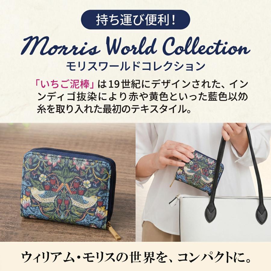 モリスワールドコレクション カードケース ジャバラ式 蛇腹 大容量 17