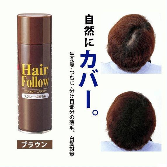 アイメディア 正規品 ヘアフォロー スプレー ブラウン 増毛スプレー