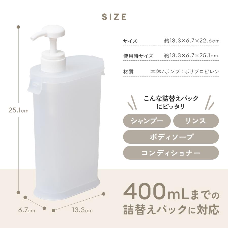 アイメディア 袋ごと シャンプーボトル 詰め替え そのまま 詰替え