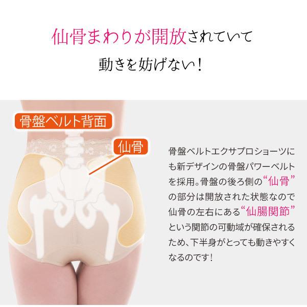 補整ガードル 骨盤ベルトエクサプロショーツ1分丈 ガードル 骨盤 骨盤