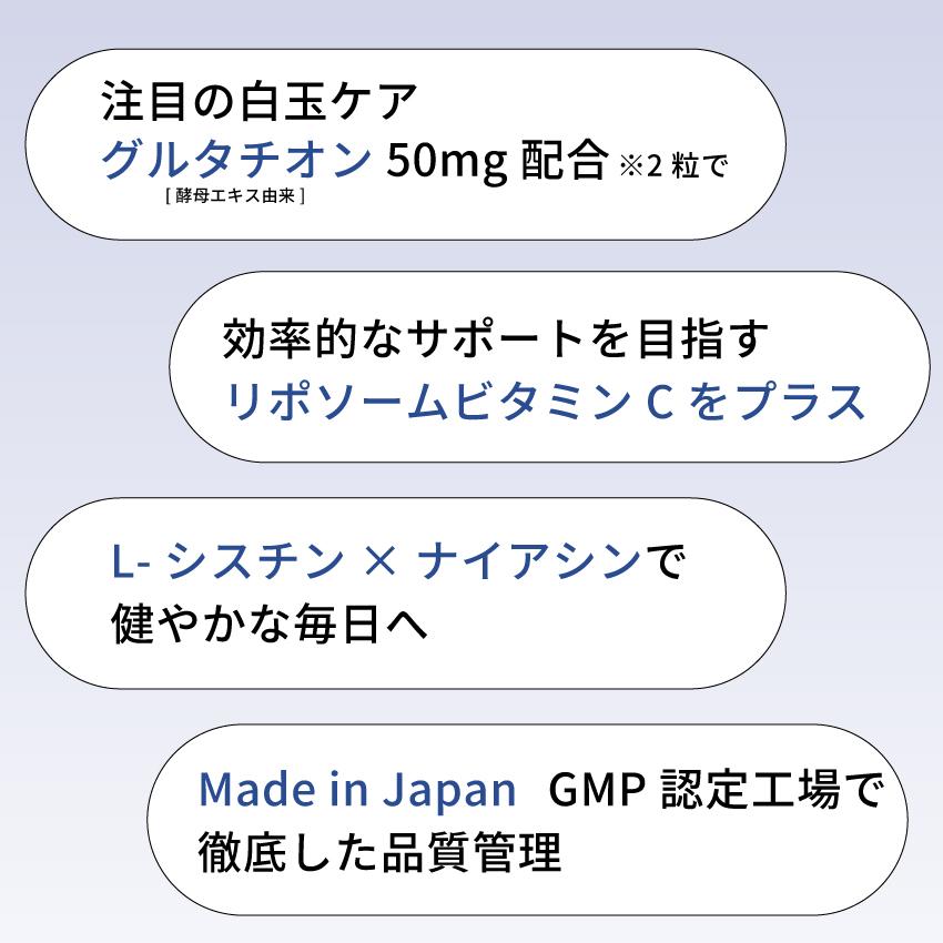 公式】キレイデラボ ミューズグルタチホワイト 3か月分（60粒×3袋
