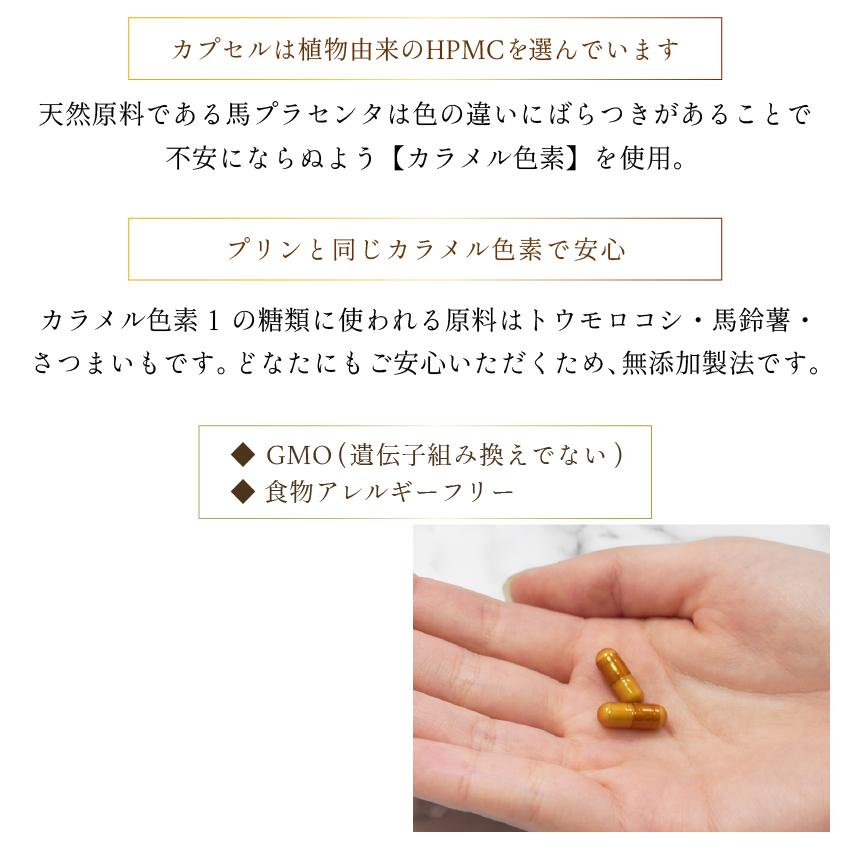 公式】キレイデナノプラセンタ（30粒5箱）プラセンタ サプリ 馬