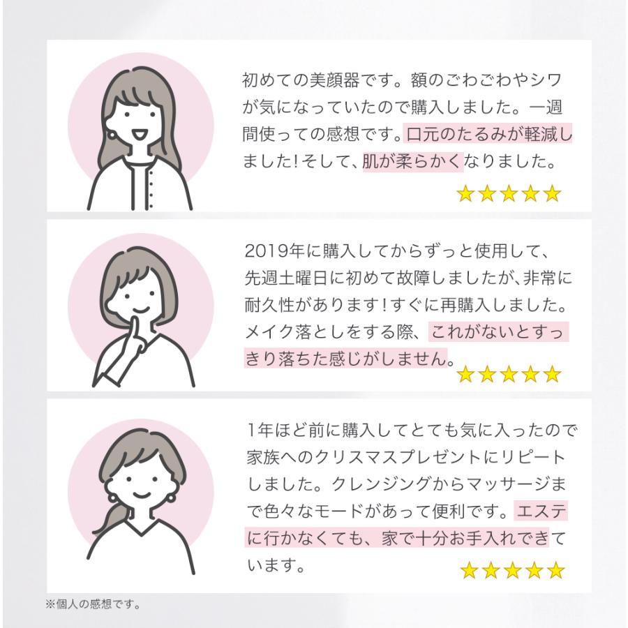 美顔器 毛穴ケア 美容家電 クレンジング【美ルル NEWクラッシィ】母の日 ギフト 光エステ 赤色LED イオン導入 イオン導出 belulu 正規品 ギフト 一年間保証付き | belulu | 05