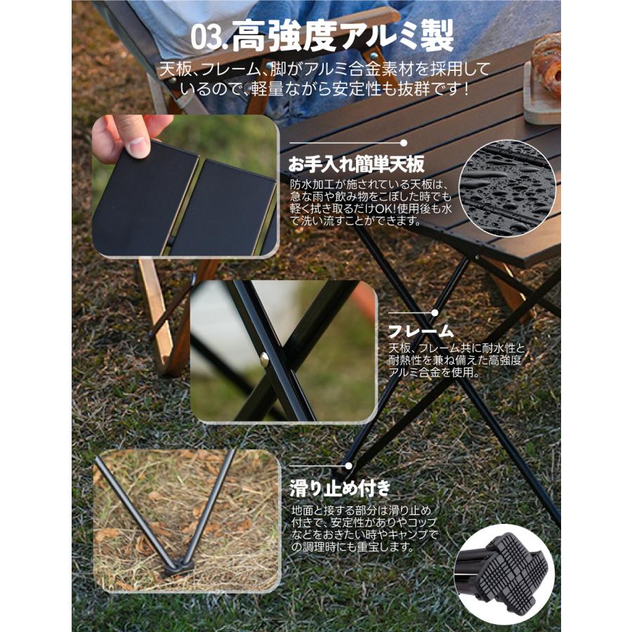 キャンプ テーブル 折りたたみテーブル Sサイズ 【40×35cm キャンプ テーブル 折りたたみテーブル Sサイズ 【40×35cm
