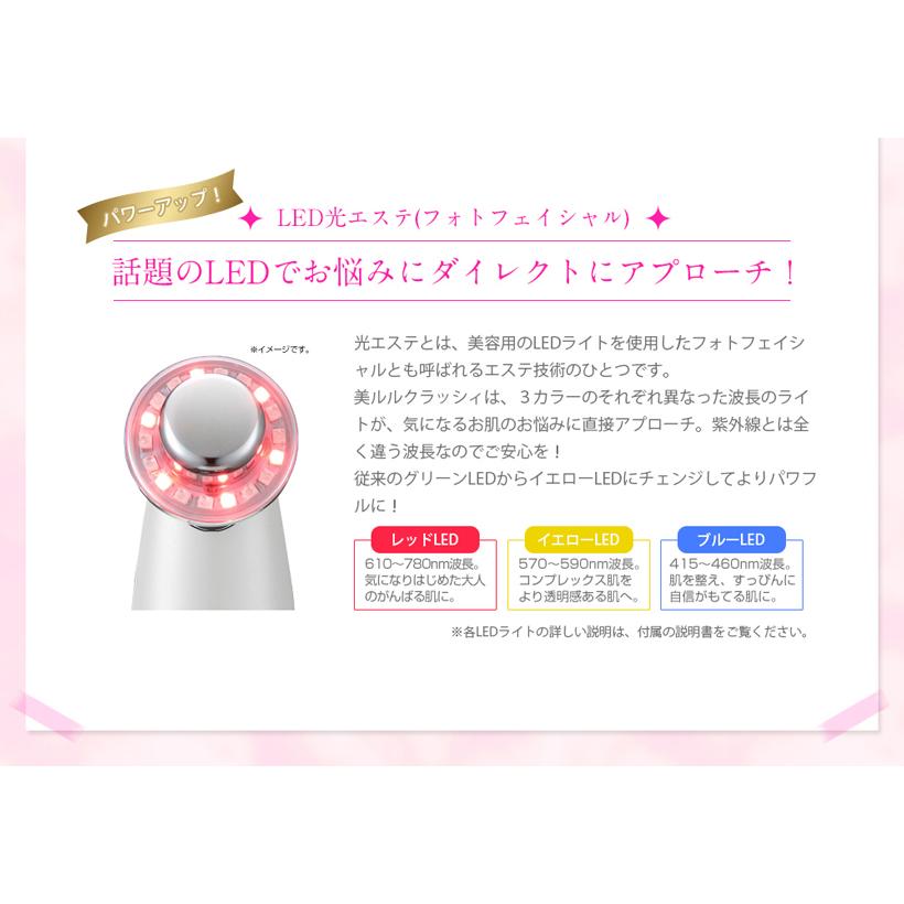 belulu 美顔器 セット 【NEWクラッシィ NEWスキンチェッカー】 肌