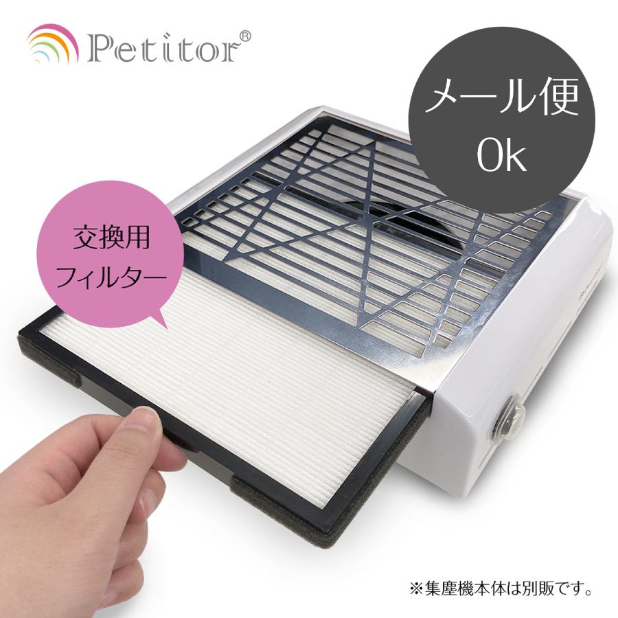 Petitor (集塵機)交換用フィルター Nail Dust Cleaner GORGEOUS