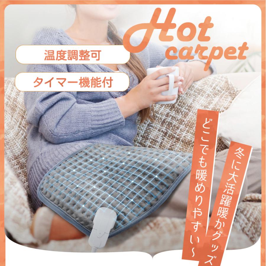 ホットカーペット 電気カーペット ホットマット ミニ 一人用 ホットカーペット 電気カーペット ホットマット ミニ 一人用