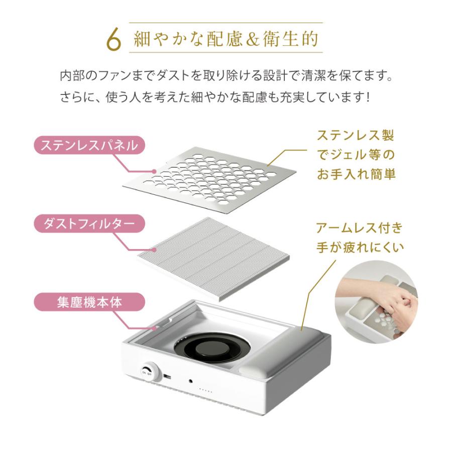 Petitor ネイル集塵機 ネイルケア 静音設計 充電式【Petitor Petitor ネイル集塵機 ネイルケア 静音設計 充電式【Petitor