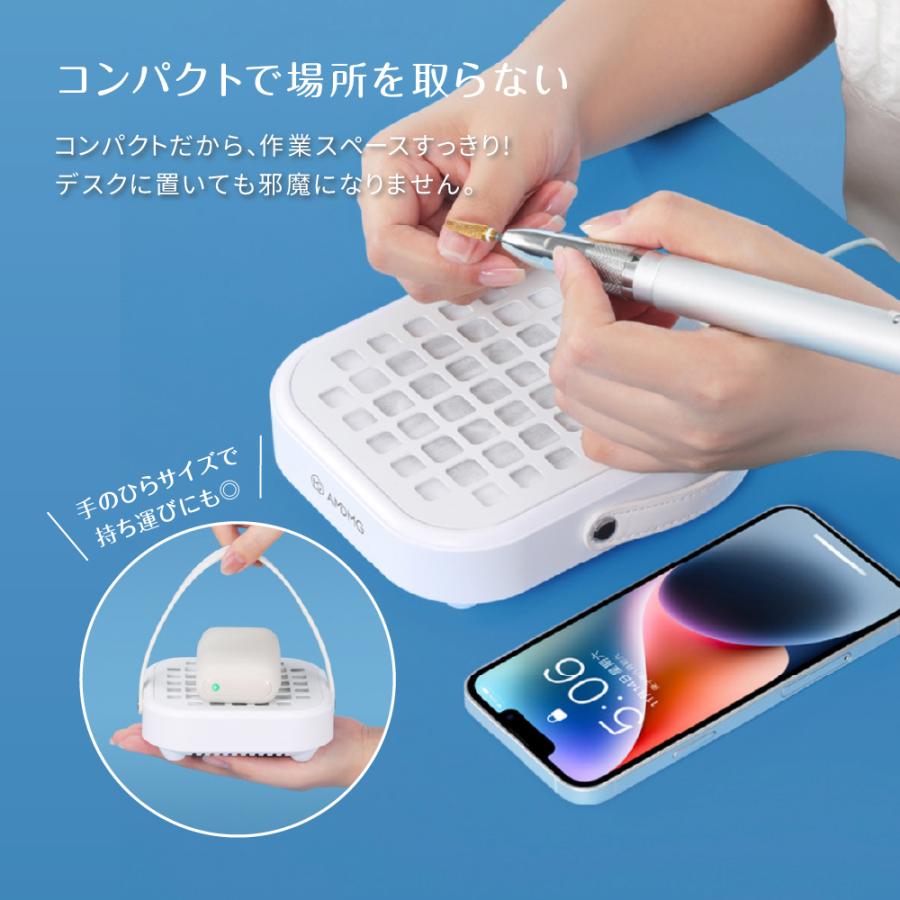 Petitor ネイル集塵機 ネイルケア【最新モデル Picoclean】無段階調整