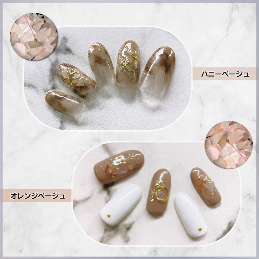 Petitor ジェルネイル 天然貝シェル 12色セット ネイルパーツ ネイル