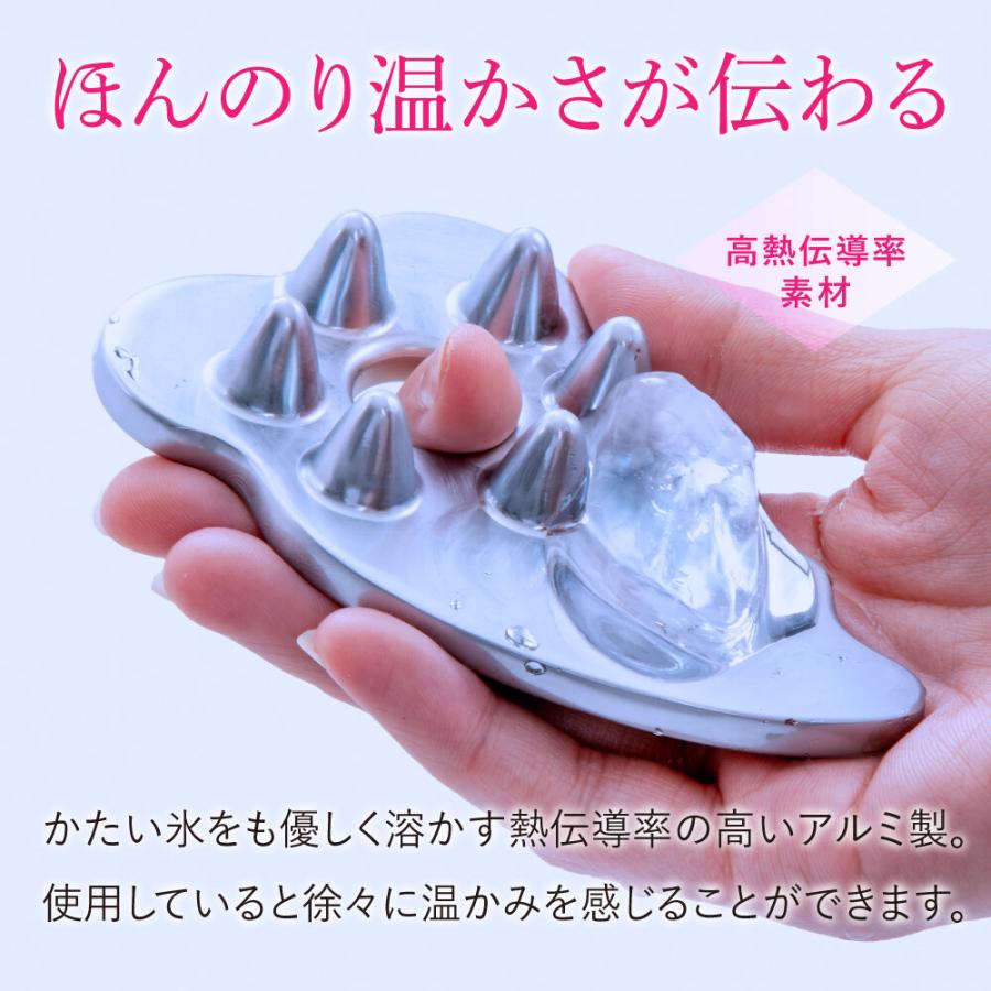 即納 ポスト投函 熱伝導カッサ スカルプ 頭皮マッサージ 持ちやすい