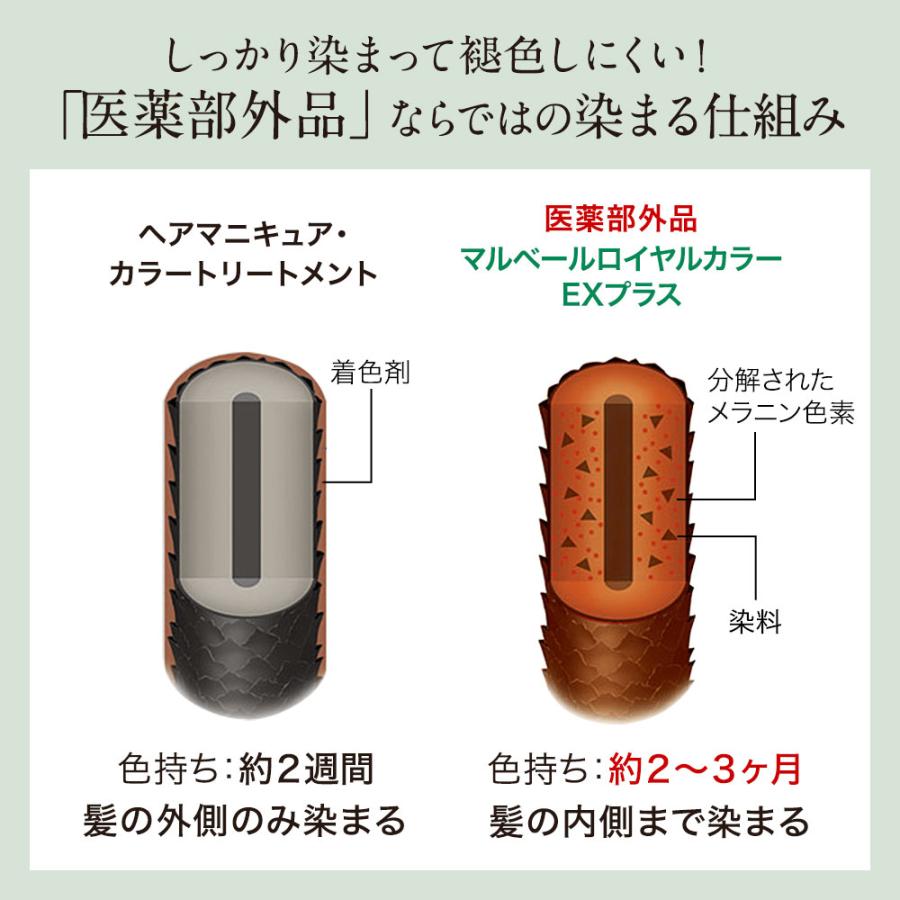 マルベールロイヤルカラーEX 白髪染め マルベールロイヤルカラー