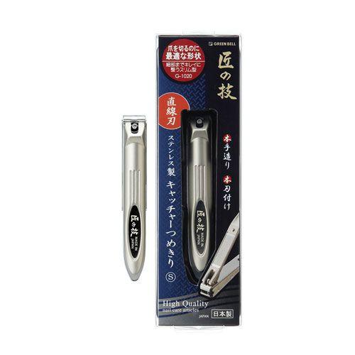 グリーンベル 匠の技 ステンレス製キャッチャー爪切り (直線刃) S G