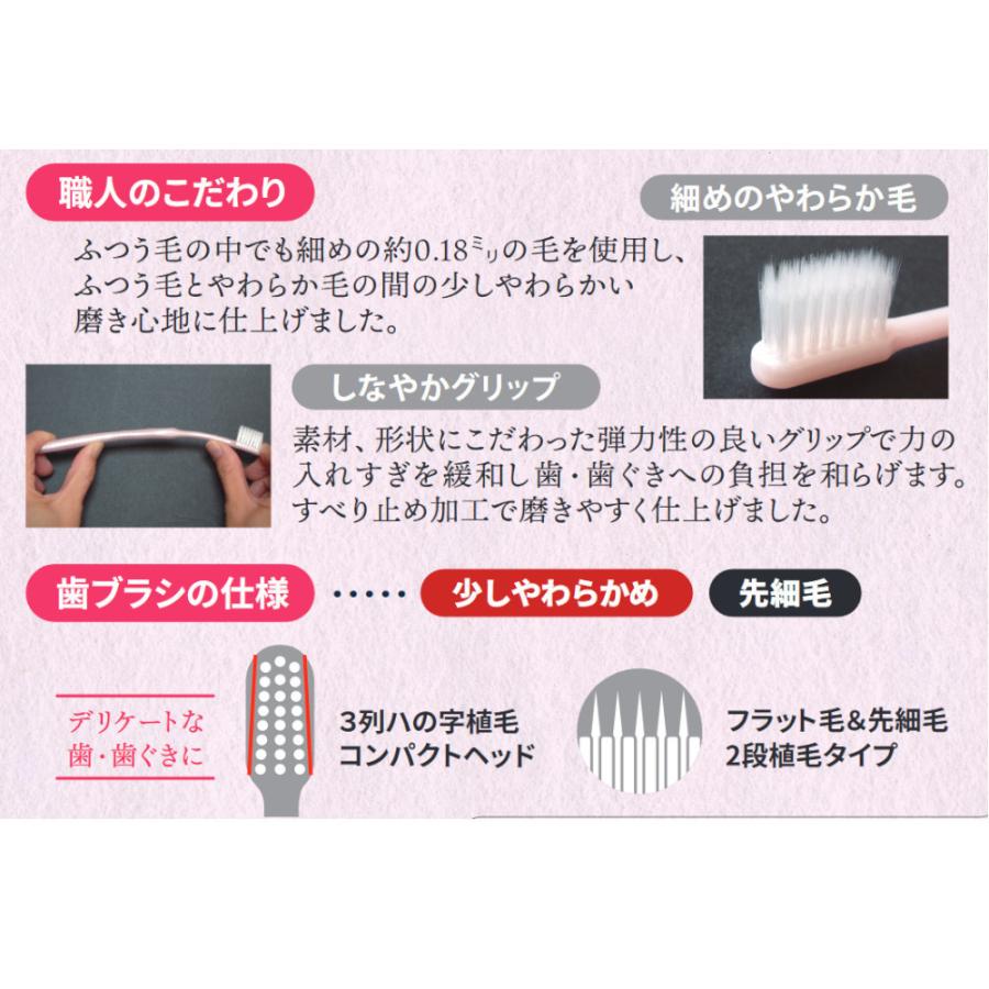 ライフレンジ 40代からの磨きやすい歯ブラシ 先細 (少しやわらかめ) LT