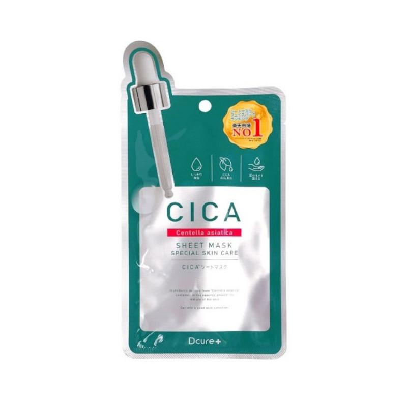 Dcure+ ディーキュア フェイスマスク CICA 27ml×1枚 定形郵便送料無料