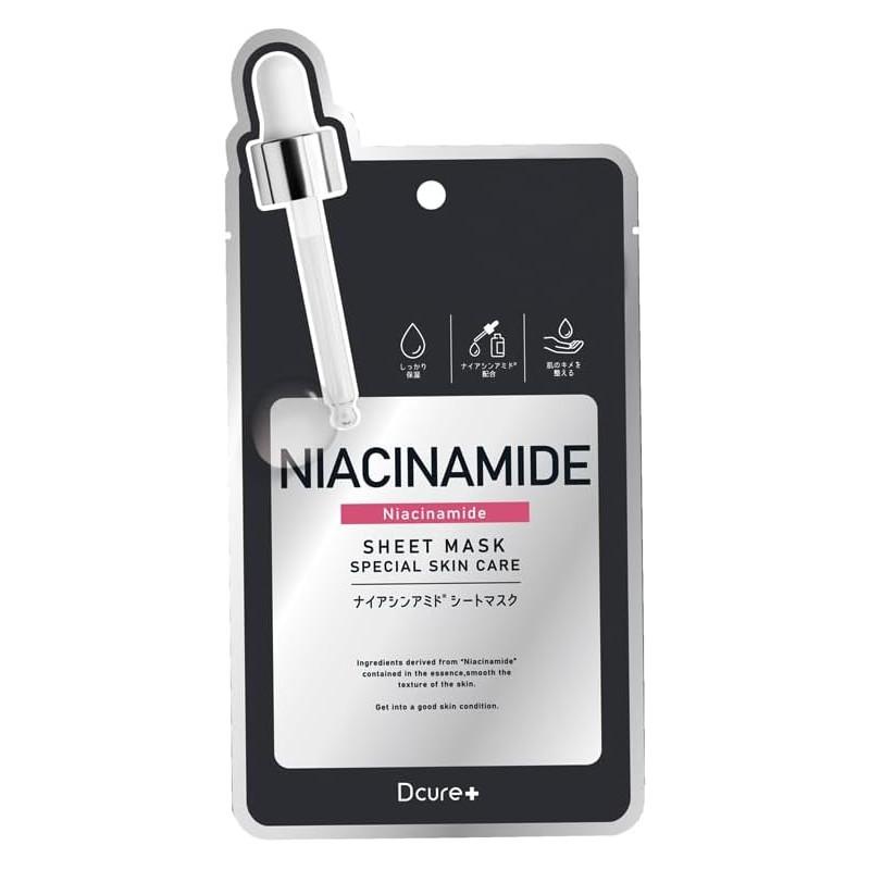 ナイアシンアミド シートマスク Dcure+ ダダックファン　39包 Dcure+ ディーキュア フェイスマスク ナイアシンアミド 27ml×1枚 定形