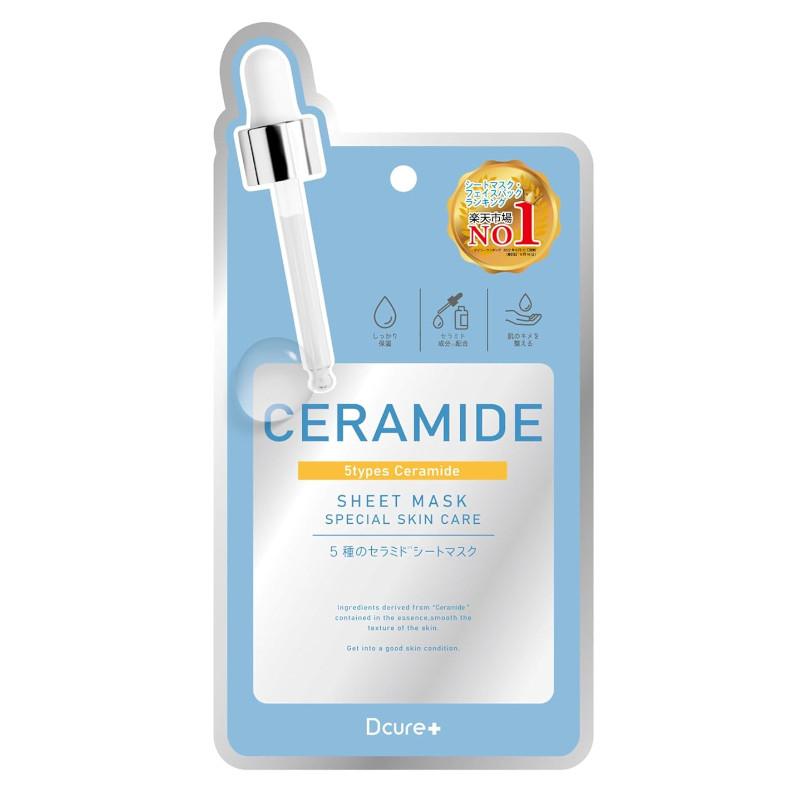 Dcure+ ディーキュア フェイスマスク セラミド 27ml×1枚 定形郵便送料