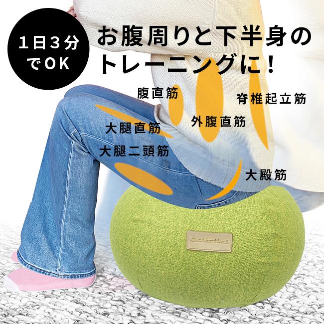 Activital アクティバイタル エクササイズプフ(バランスボール 椅子