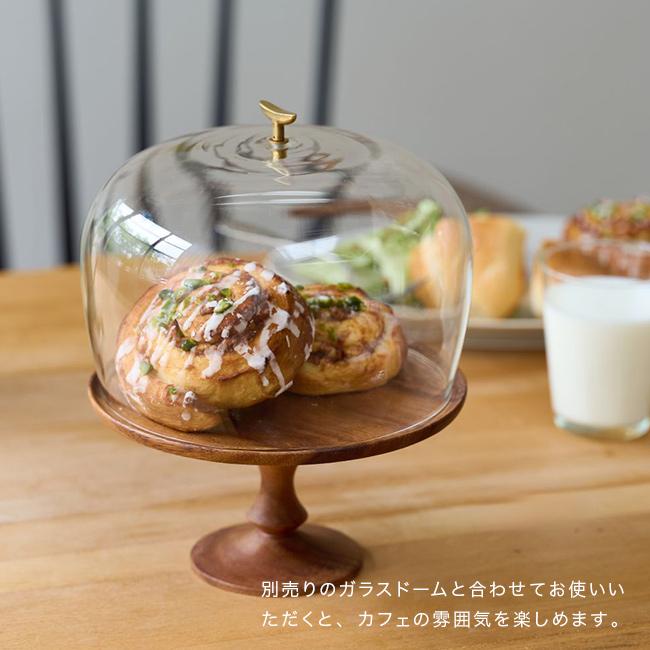shesay 使うほどに味わいが増す アカシアウッドのケーキスタンド S