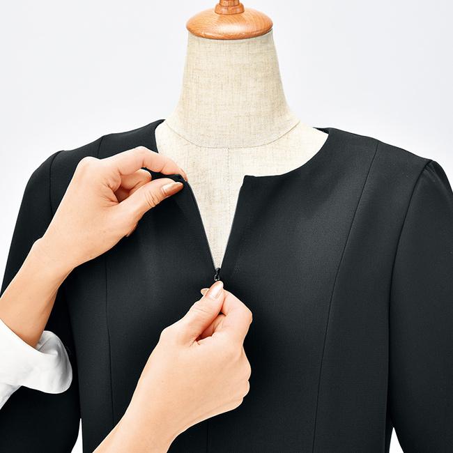 eclaT style BLACK フォーマルジャケット＆ワンピース M〜3L