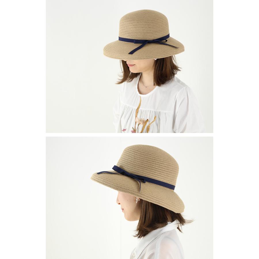 カサブランカハット ナチュラルツートン Mサイズ相当 麻ブレード カサブランカハット ナチュラルツートン Mサイズ相当 麻ブレード