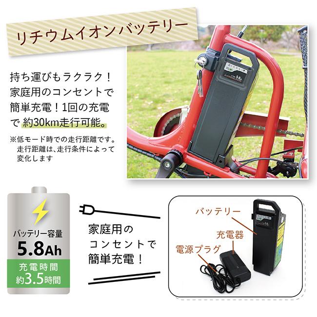 E-PARTON イーパートン ロータイプ電動アシスト三輪自転車 組立