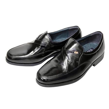 オールカンガルー革 ビジネスシューズ ワイズ4E BLK(インソール/革靴