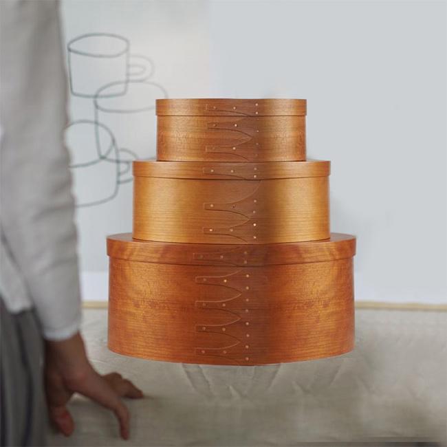 シェーカーオーバルボックス M(シェーカーボックス 木製 収納箱 収納