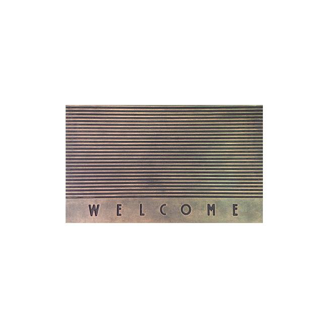 WELCOMEマット Sサイズ 76×45.5cm(玄関マット 屋外 泥落とし おしゃれ