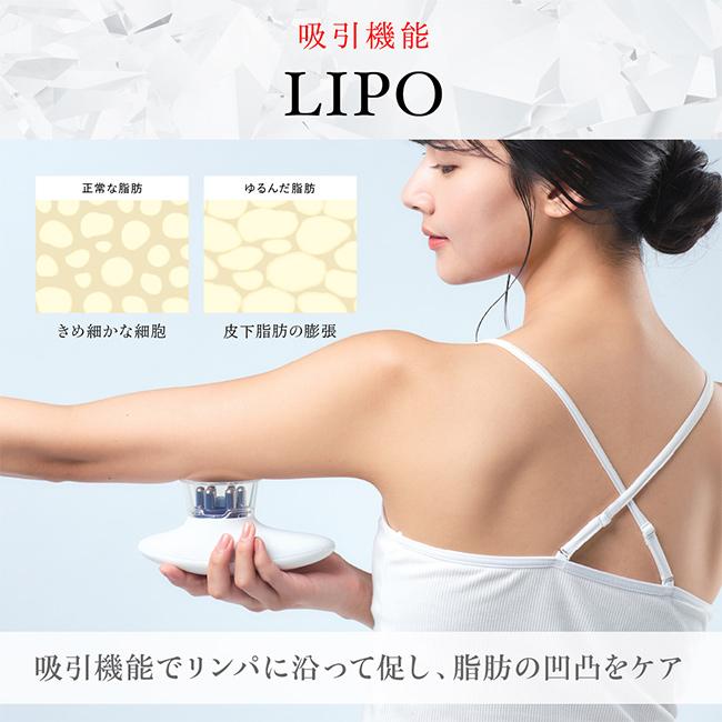 WAVEWAVE EMS スリムエステプラス WH52-01(EMS美顔器 温熱 赤LED